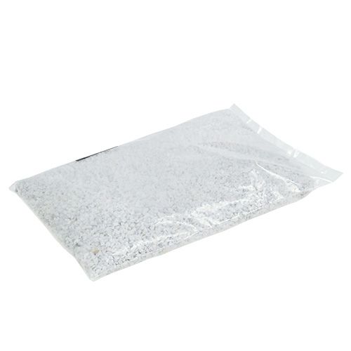 Floristik24 Granulés décoratifs pierres décoratives blanches 2mm - 3mm 2kg