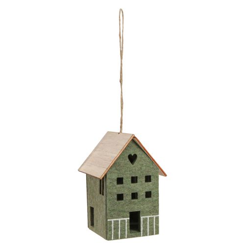 Article Cintre décoratif feutre décoration maison vert naturel 6cmx8cmx11cm 4 pcs