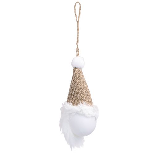 Article Suspensions décoratives Gnome de Noël Bois H11cm 3pcs