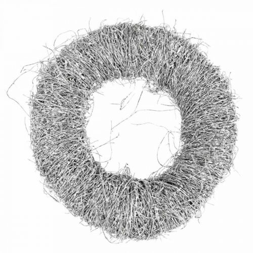 Couronne déco nature, couronne de vigne, couronne naturelle Ø35cm blanc