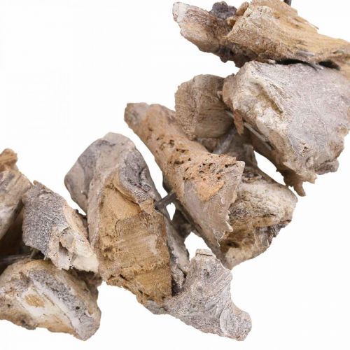 Floristik24 Couronne décorative couronne naturelle décoration en bois de racine blanc naturel Ø30cm