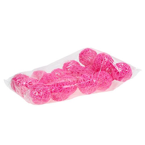 Article Boules décoratives rose Ø7cm 18 pcs