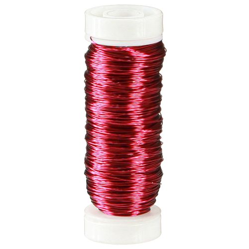 Article Fil émaillé décoratif Ø0,30mm 30g/50m rose