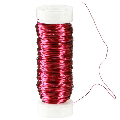 Article Fil émaillé décoratif Ø0,30mm 30g/50m rose