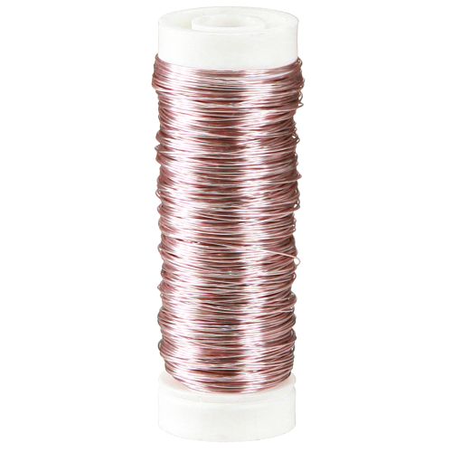 Floristik24 Fil déco Ø0.30mm 30g/50m rose
