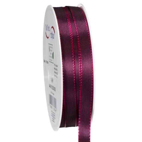 Ruban décoratif, ruban étroit en taffetas brillant pour emballage cadeau, 10 mm de large, 50 m de long acheter | Floristik24.be