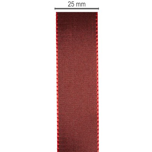 Ruban cadeau, ruban en taffetas élégant et brillant pour les occasions festives, 25 mm de large, 50 m de long | Floristik24.be