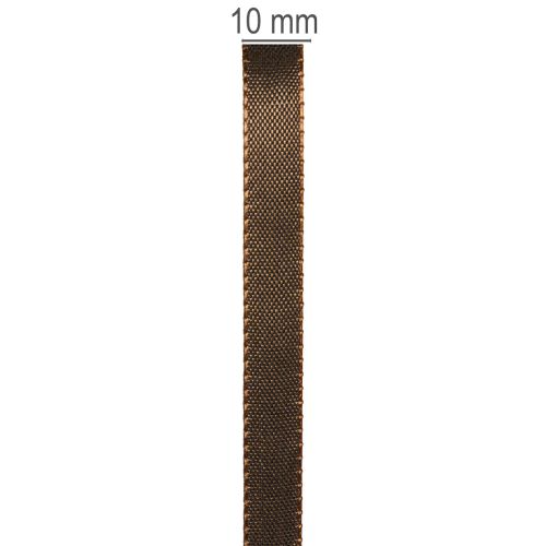 Ruban décoratif en taffetas, en rouleau, pour emballage cadeau et loisirs créatifs, 10 mm de large, 50 m de long. | Floristik24.be