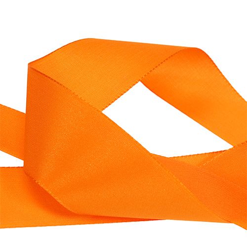 Article Ruban cadeau et décoration orange 40 mm 50 m