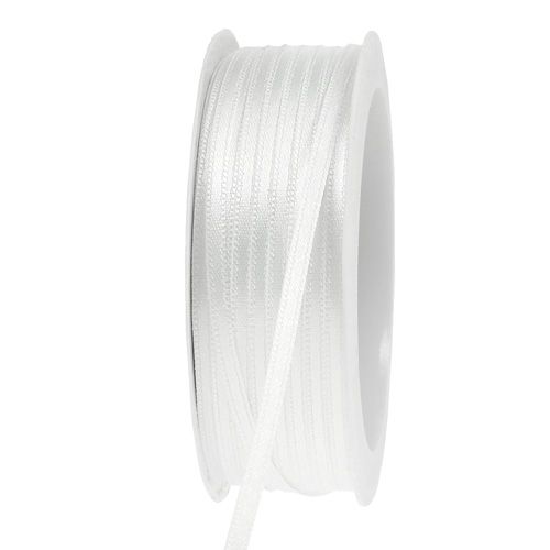 Ruban décoratif blanc 3 mm 50 m