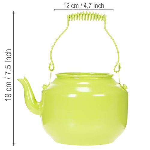 Théière décorative faisant office de vase, style rétro nostalgique | Floristik24.be