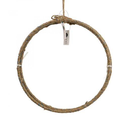 Article Anneau décoratif jute Scandi anneau décoratif à suspendre Ø30cm 3pcs