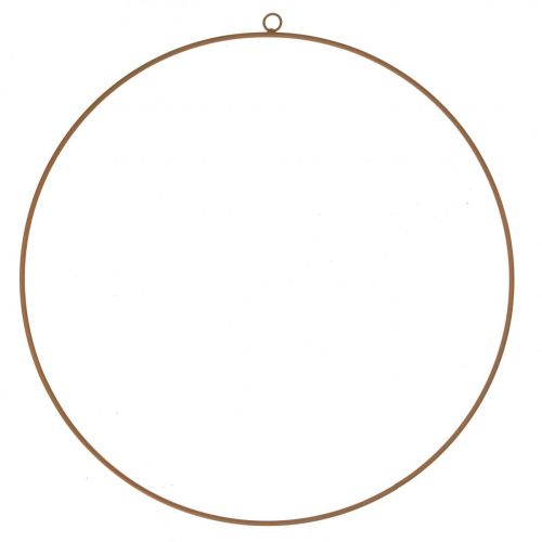 Article Cerceau décoratif, anneau en métal, anneau décoratif pour accrocher patine Ø37cm 3pcs