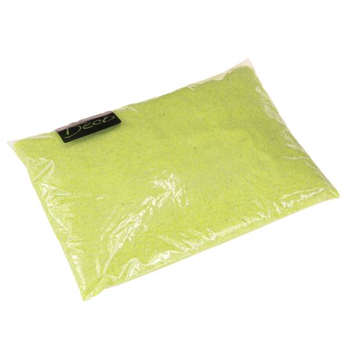 Article Sable décoratif jaune fluo coloré 0,5 mm sable jaune fluo 1 kg