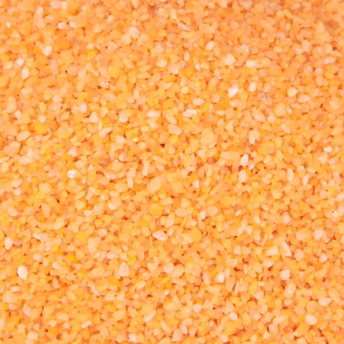 Article Sable décoratif orange fluo 0,5 mm 1 kg