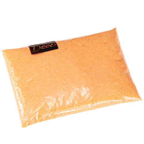 Article Sable décoratif orange fluo 0,5 mm 1 kg