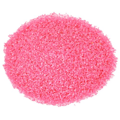 Sable décoratif rose, sable artisanal, sable coloré 0,5 mm, rose fluo, 1 kg