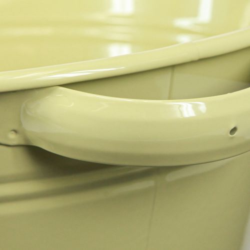 Article Bol décoratif métal vert jaune fleur bol anse Ø33,5cm