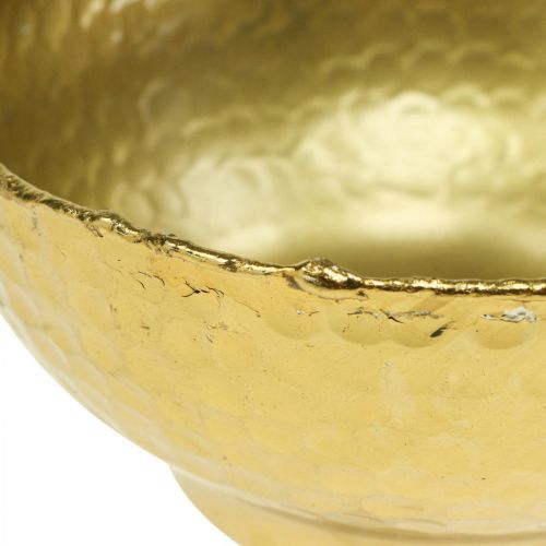 Floristik24 Bol décoratif en métal Bol vintage doré Bol en métal Ø16cm
