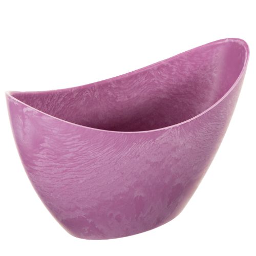 Bol décoratif en plastique rose 20 cm x 9 cm H 11,5 cm (1 pièce) acheter | Floristik24.be