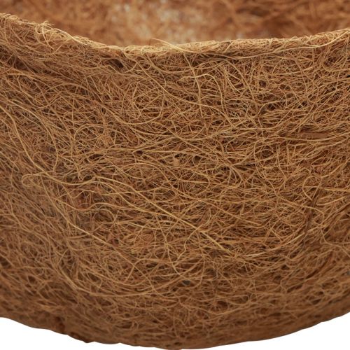 Article Bol à fleurs rond, bol en fibres naturelles, bol à plantes en noix de coco environ 25 cm