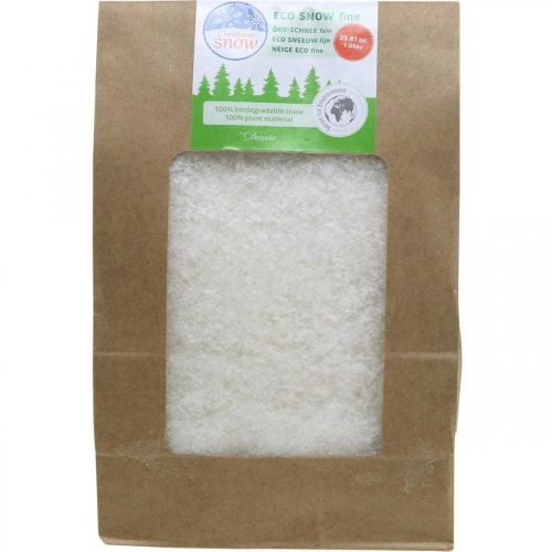 Floristik24 Neige artificielle Biodégradable blanc 1l