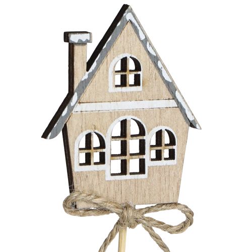 Article Piquets pots de fleurs Maisons Déco de Noël Bois 5cm 12pcs