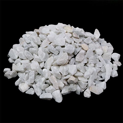 Floristik24 Pierres décoratives 9mm - 13mm blanc 2kg