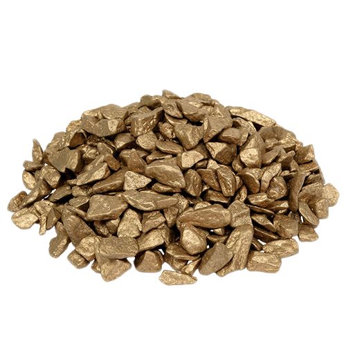 Article Pierres décoratives or dispersées décoration de table 9mm–13mm 2kg