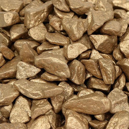 Article Pierres décoratives or dispersées décoration de table 9mm–13mm 2kg