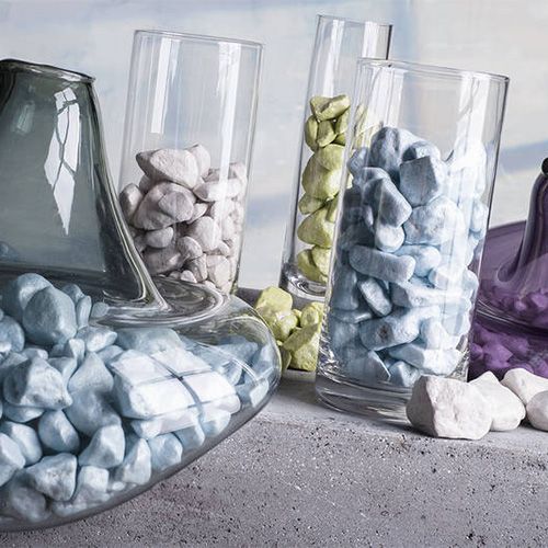 Article Pierres décoratives 9mm - 13mm vert pomme 2kg