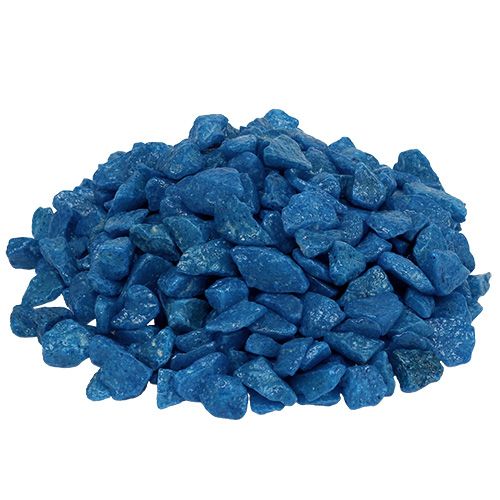 Article Pierres décoratives 9mm - 13mm bleu foncé 2kg