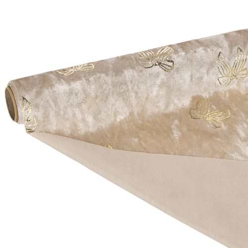 Chemin de table, tissu décoratif, à motifs, larges nœuds, 35 x 120 cm, 2 pièces | Floristik24.be