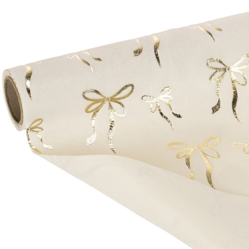 Chemin de table, tissu décoratif à nœuds étroits, en rouleau, 120 x 35 cm, 2 pièces | Floristik24.be