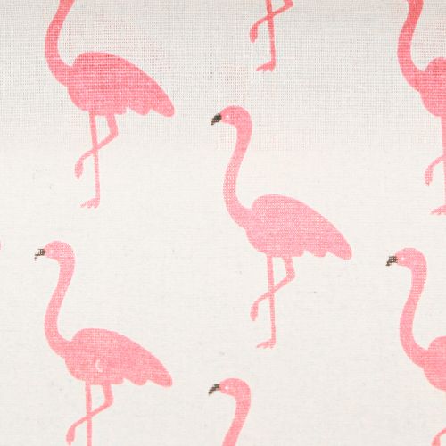 Article Tissu décoratif flamants blanc-fuchsia 30 cm x 3 m