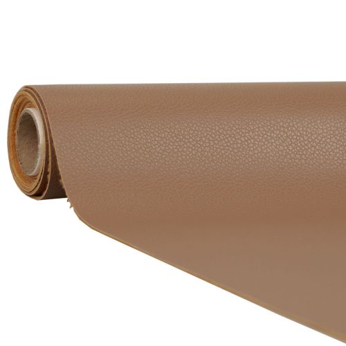 Article Chemin de table en simili cuir marron en tissu décoratif 33 cm × 1,35 m
