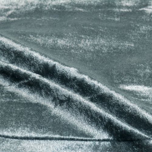 Floristik24 Tissu déco Velours Anthracite 140cm x 300cm