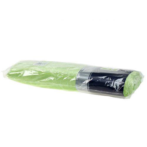 Floristik24 Tissu déco velours vert pomme 140cm x 300cm