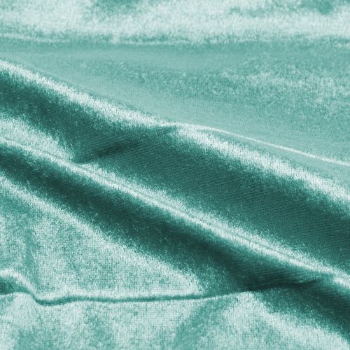 Article Tissu déco Velours vert menthe 140cm x 300cm