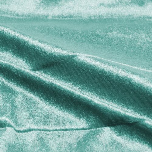 Floristik24 Tissu déco Velours vert menthe 140cm x 300cm