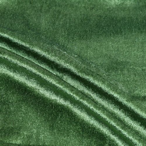 Article Tissu déco Velours vert mousse 140cm x 300cm