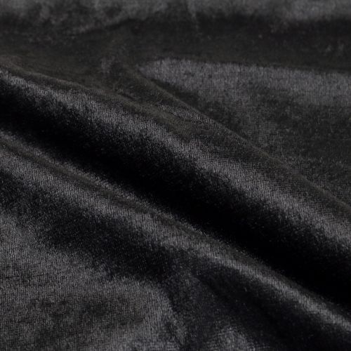 Article Tissu déco velours noir 140cm x 270cm