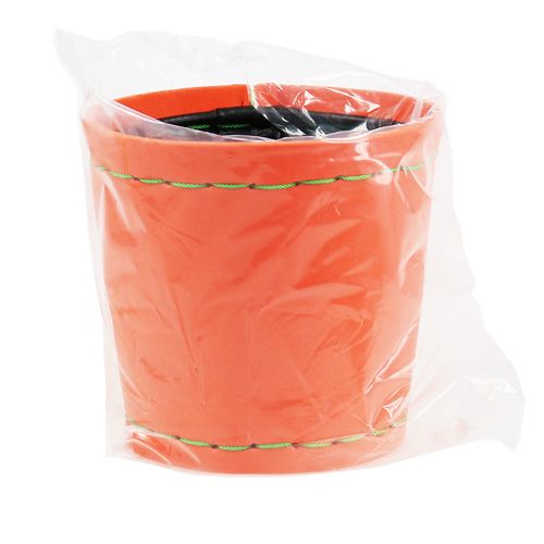 Floristik24 Jardinière orange Ø12cm H11,5cm