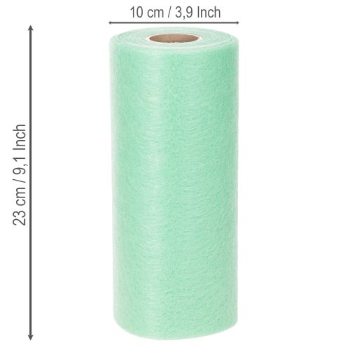 Rouleau de tissu non tissé vert, 25 m, décoration de table, vendu au mètre | Floristik24.be