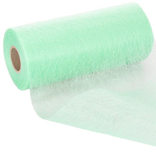 Rouleau de tissu non tissé vert, 25 m, décoration de table, vendu au mètre | Floristik24.be