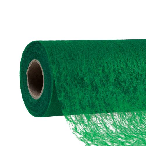 Chemin de table décoratif en polaire Chemin de table décoratif en polaire vert 23 cm 25 m