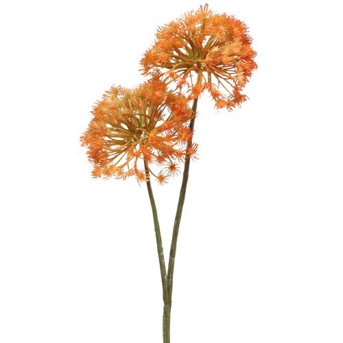 Article Branche déco branche artificielle décoration automne 2 inflorescences orange 82cm