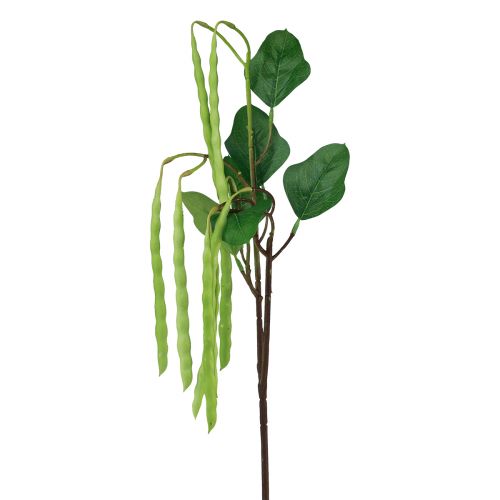 Branche décorative branche de haricot plante artificielle verte 68cm