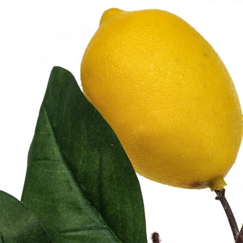 Floristik24 Déco Branche Méditerranée Déco Citrons Artificiel 30cm