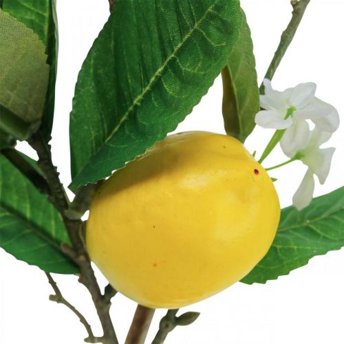 Article Branche de citronnier déco avec fleurs et fruits H68cm